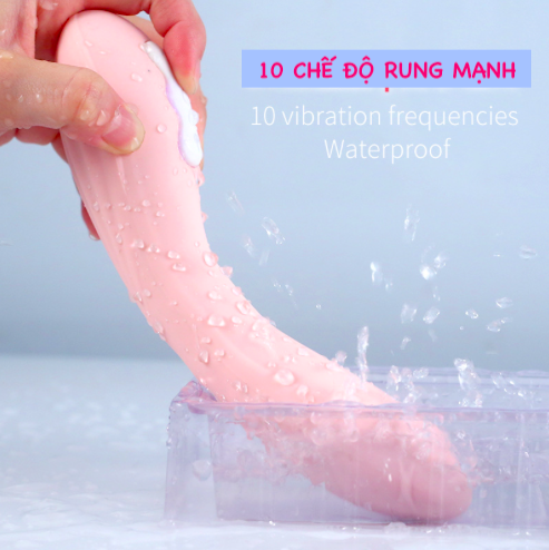 Heated Vibrator ManMiao máy rung cầm tay tỏa nhiệt sưởi ấm 10 chế độ rung